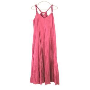 Garnet Hill Cotton Gauze Long Cover-Up maxi dress. Size PM